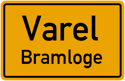 Straßenverzeichnis Varel Bramloge