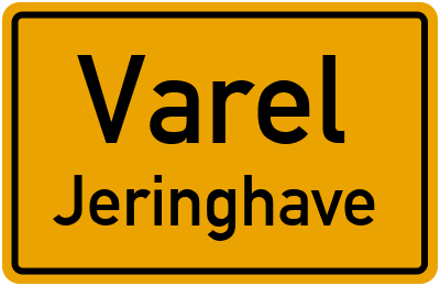 Ortsschild Varel Jeringhave