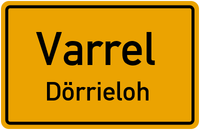 Straßenverzeichnis Varrel Dörrieloh