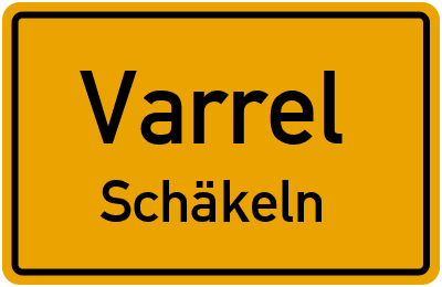Straßenverzeichnis Varrel Schäkeln