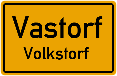 Straßenverzeichnis Vastorf Volkstorf