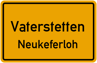 Straßenverzeichnis Vaterstetten Neukeferloh