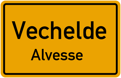 Straßenverzeichnis Vechelde Alvesse