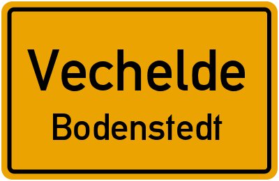 Ortsschild Vechelde Bodenstedt