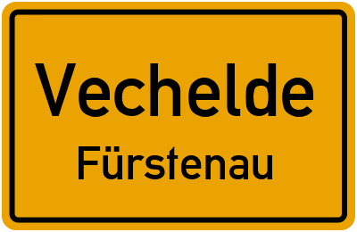 Ortsschild Vechelde Fürstenau