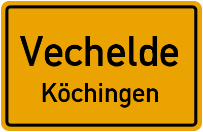 Straßenverzeichnis Vechelde Köchingen