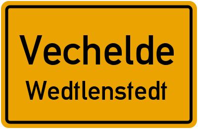 Straßenverzeichnis Vechelde Wedtlenstedt
