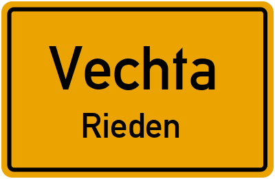 Straßenverzeichnis Vechta Rieden