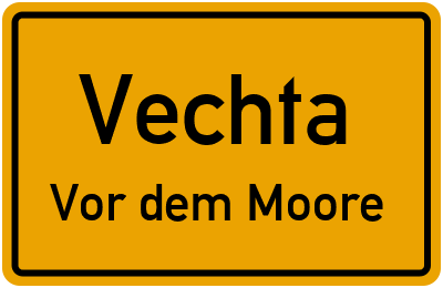 Straßenverzeichnis Vechta Vor dem Moore
