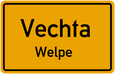 Straßenverzeichnis Vechta Welpe