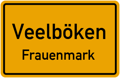 Straßenverzeichnis Veelböken Frauenmark