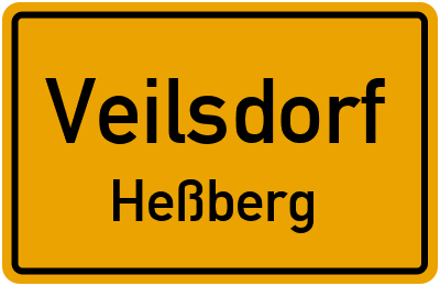Straßenverzeichnis Veilsdorf Heßberg