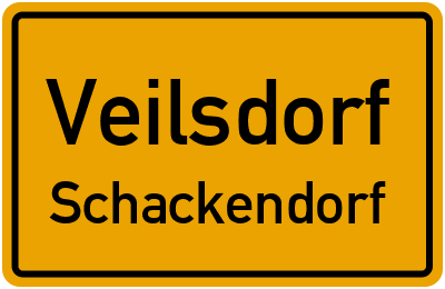 Straßenverzeichnis Veilsdorf Schackendorf