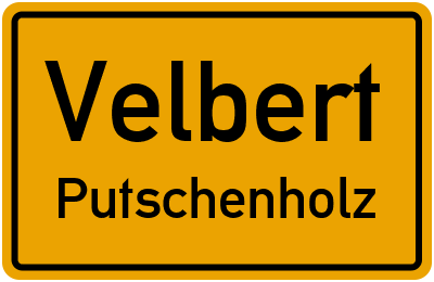 Straßenverzeichnis Velbert Putschenholz