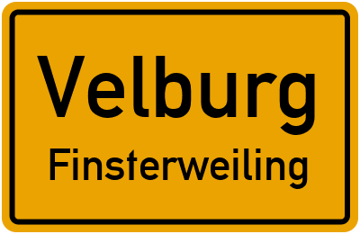 Straßenverzeichnis Velburg Finsterweiling