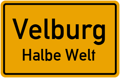 Straßenverzeichnis Velburg Halbe Welt