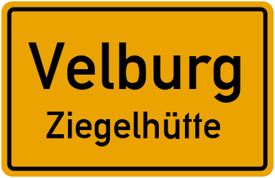 Straßenverzeichnis Velburg Ziegelhütte