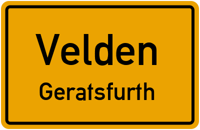 Straßenverzeichnis Velden Geratsfurth