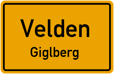 Straßenverzeichnis Velden Giglberg
