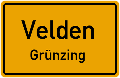 Straßenverzeichnis Velden Grünzing