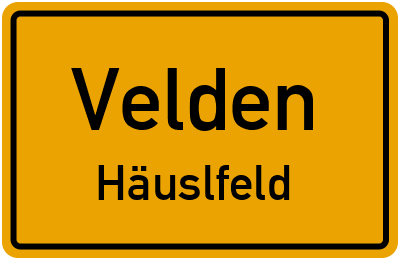 Straßenverzeichnis Velden Häuslfeld