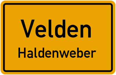 Straßenverzeichnis Velden Haldenweber