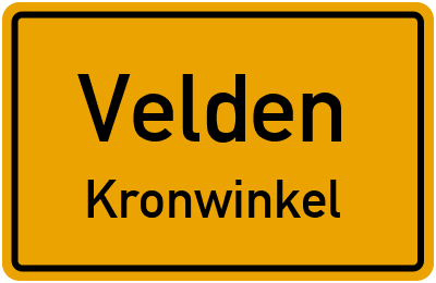 Straßenverzeichnis Velden Kronwinkel