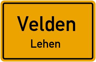 Straßenverzeichnis Velden Lehen