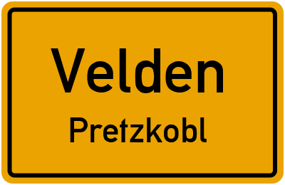 Straßenverzeichnis Velden Pretzkobl
