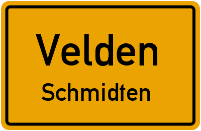 Straßenverzeichnis Velden Schmidten