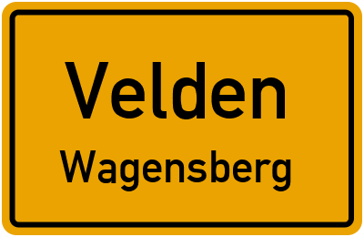 Straßenverzeichnis Velden Wagensberg