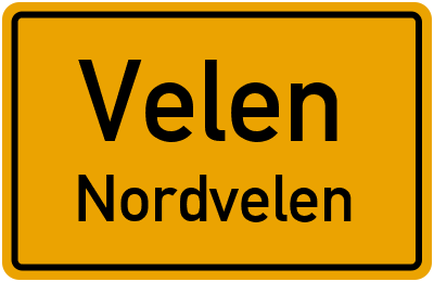 Straßenverzeichnis Velen Nordvelen