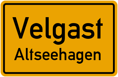 Straßenverzeichnis Velgast Altseehagen
