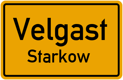 Straßenverzeichnis Velgast Starkow