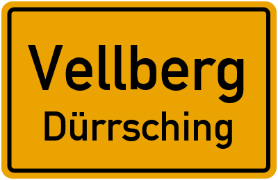 Straßenverzeichnis Vellberg Dürrsching