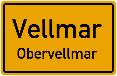 Straßenverzeichnis Vellmar Obervellmar
