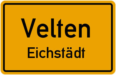 Straßenverzeichnis Velten Eichstädt