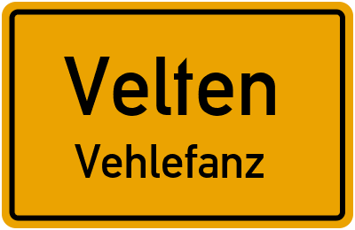Straßenverzeichnis Velten Vehlefanz