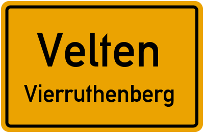 Straßenverzeichnis Velten Vierruthenberg