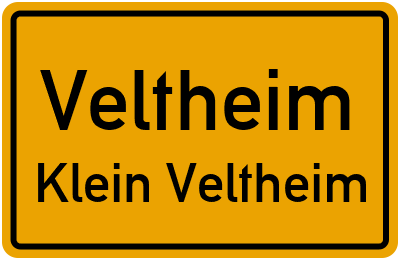 Straßenverzeichnis Veltheim Klein Veltheim
