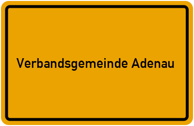Branchenbuch Verbandsgemeinde Adenau, Rheinland-Pfalz
