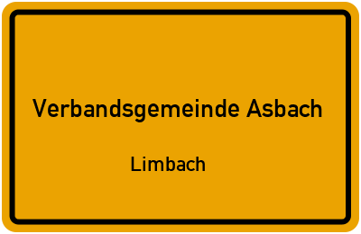 Straßenverzeichnis Verbandsgemeinde Asbach Limbach