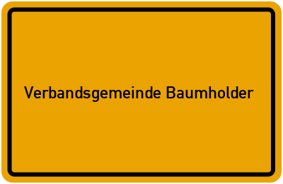 Verbandsgemeinde Baumholder