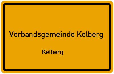 Straßenverzeichnis Verbandsgemeinde Kelberg Kelberg