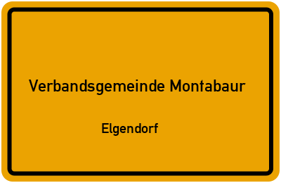 Straßenverzeichnis Verbandsgemeinde Montabaur Elgendorf