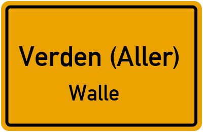 Straßenverzeichnis Verden (Aller) Walle