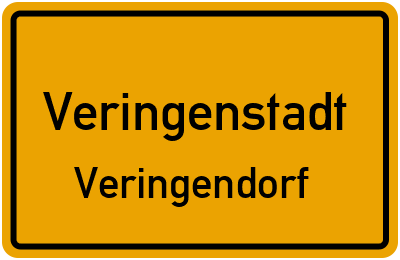 Ortsschild Veringenstadt Veringendorf