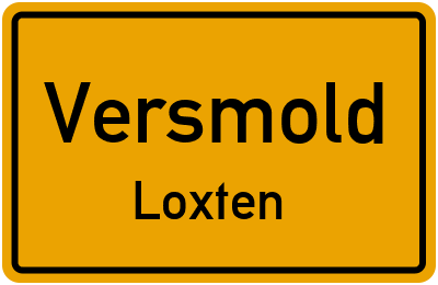 Straßenverzeichnis Versmold Loxten
