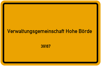 39167 Verwaltungsgemeinschaft Hohe Börde