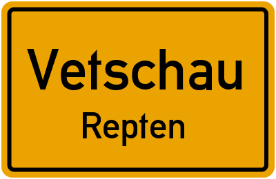 Straßenverzeichnis Vetschau Repten